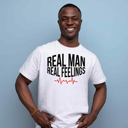 Real Man Real Feelings Regular Shirt White